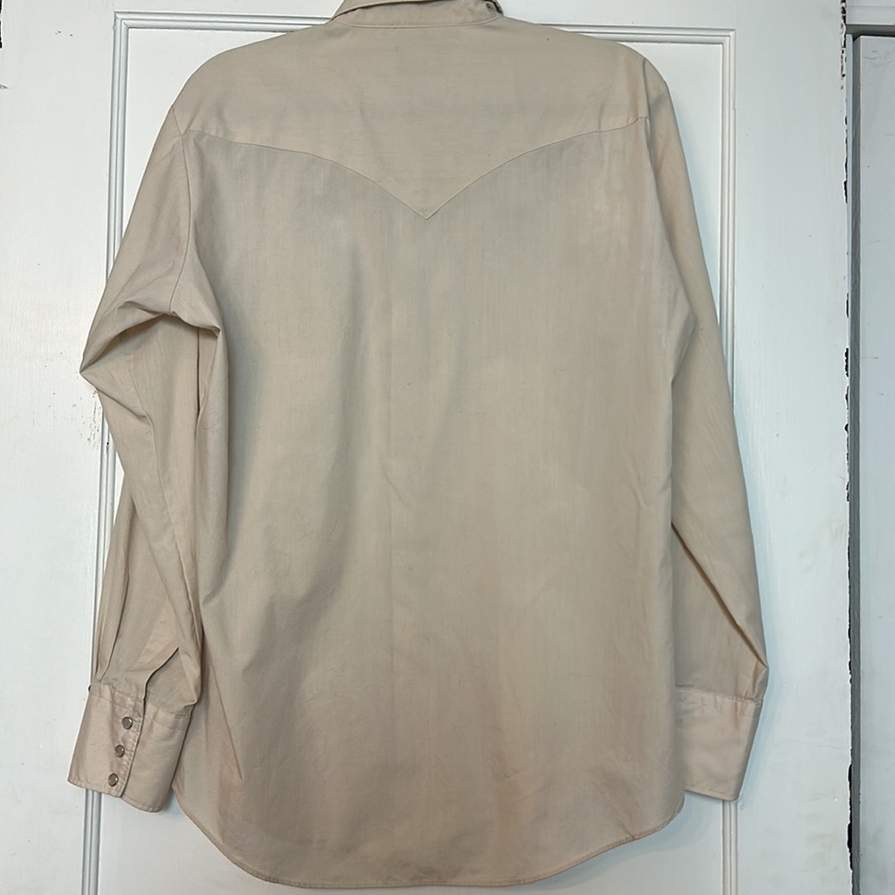 Vintage Chute#1 embroidered western rodeo button down with snap buttons - Picture 4 of 12